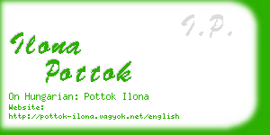 ilona pottok business card